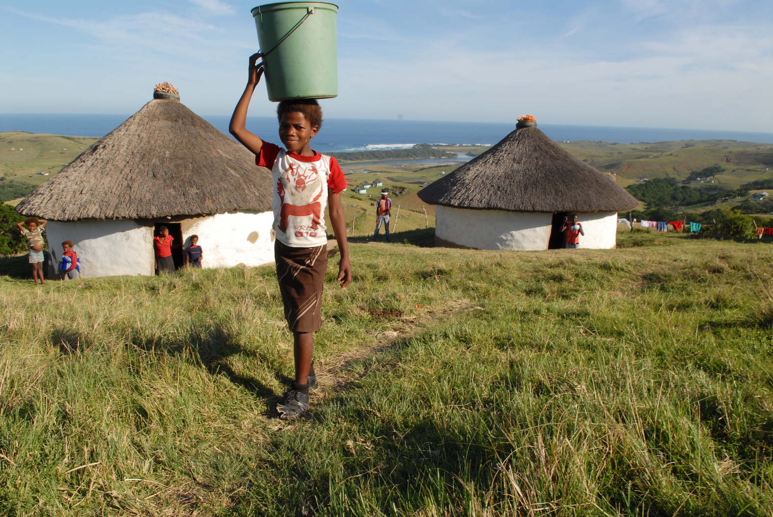 Fotografiereis Zuid-Afrika door Tom van der Leij rondreis Transkei en Wildcoast Xhosa dorpje