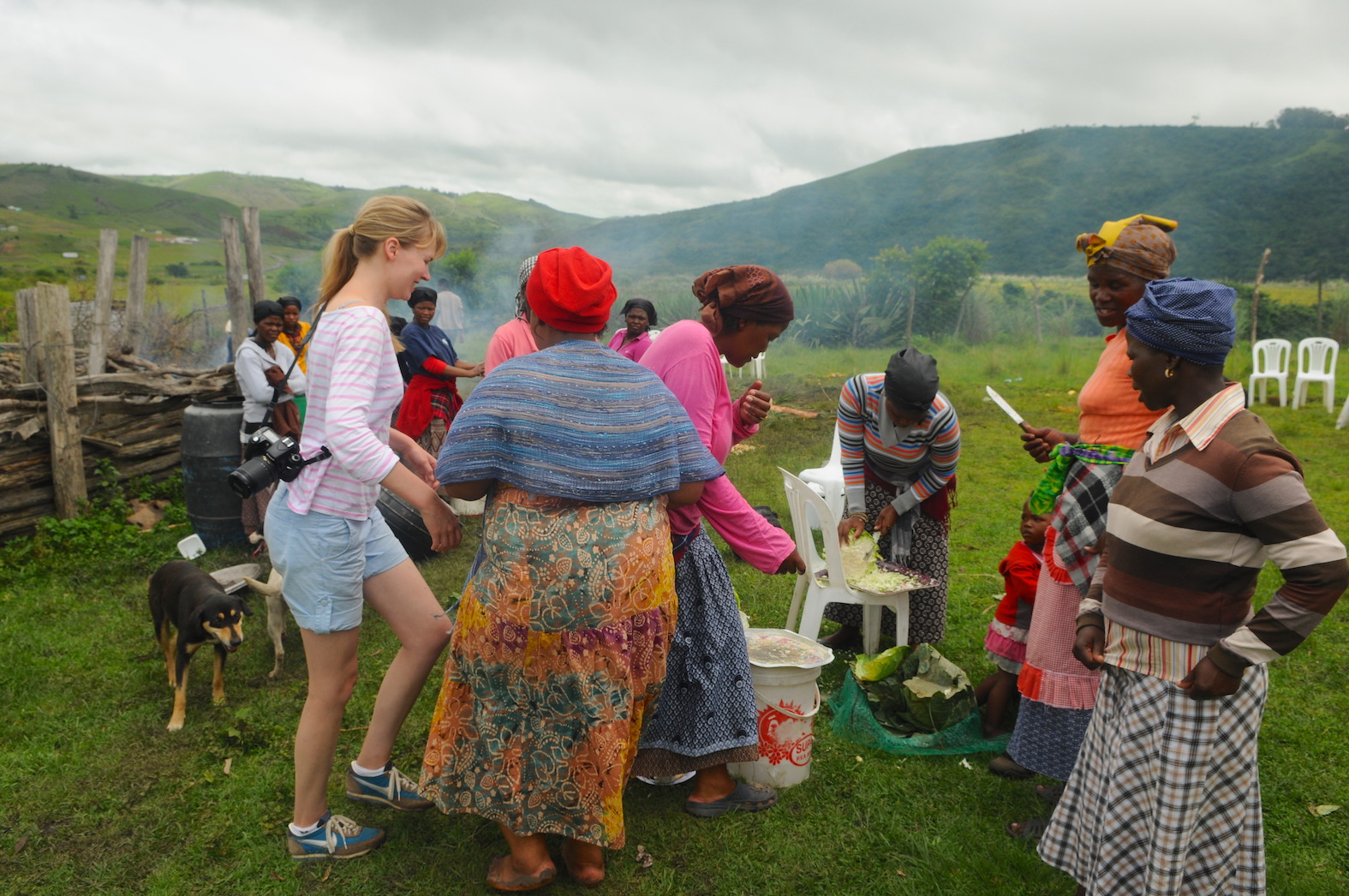 Fotografiereis Zuid-Afrika door Tom van der Leij rondreis Transkei en Wildcoast Xhosa dorpsvrouwen